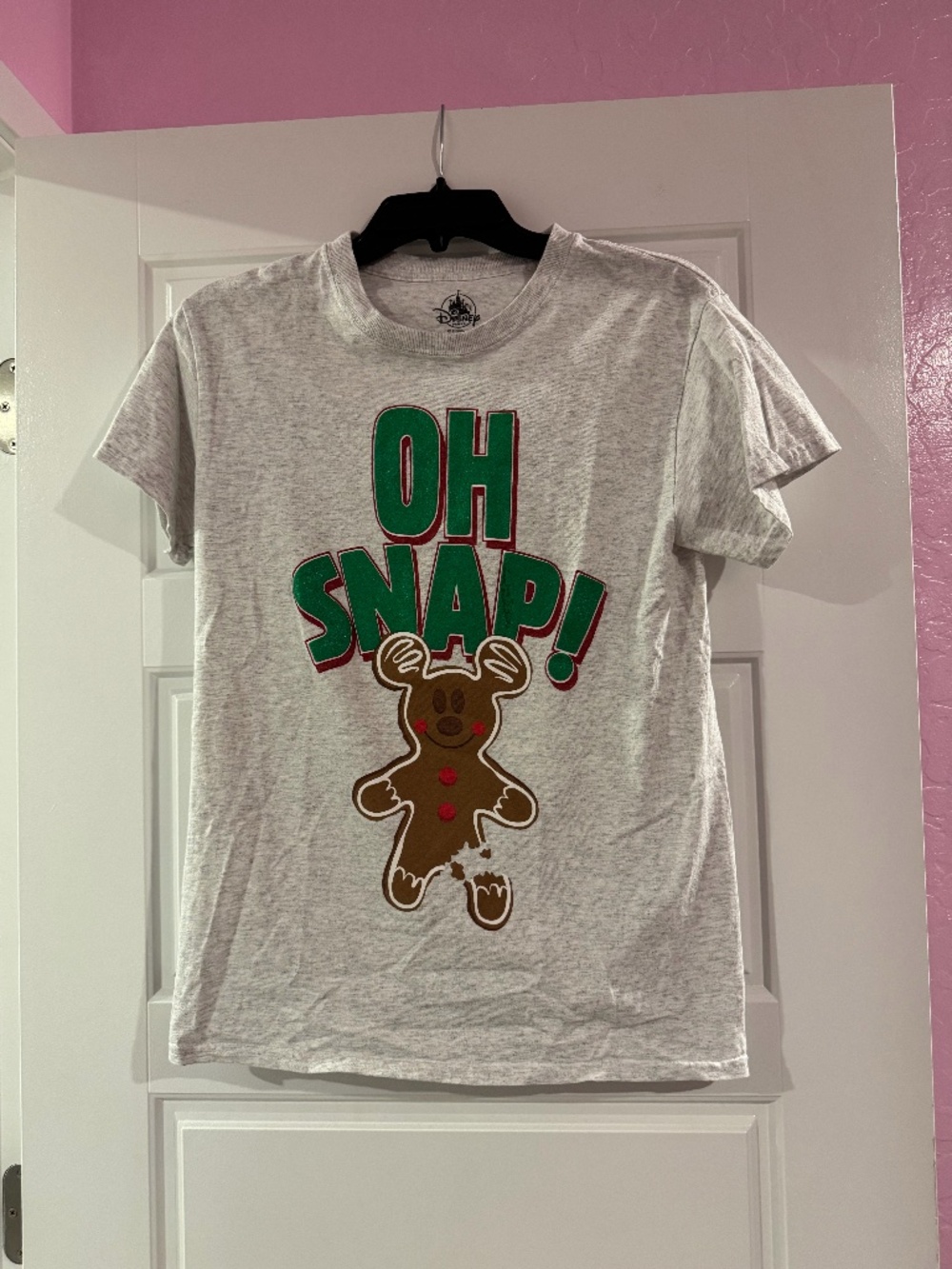 Disney Gingerbread Oh Snap Shirt - Adult Small